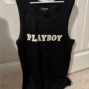 Playboy Black Tank Top